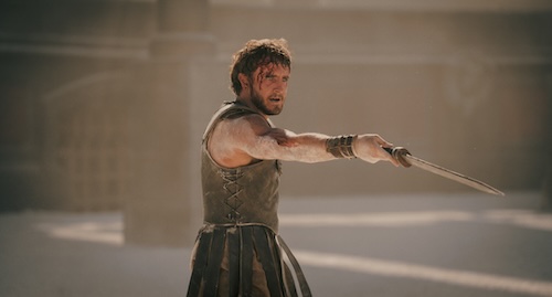 Image of Paul Mescal as Lucius in Gladiator 2 trailer