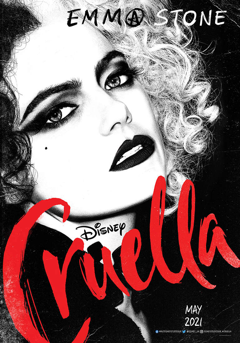 Cruella Emma Stone Disney movie poster