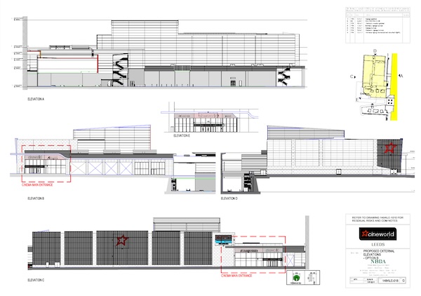 Cineworld Leeds blueprints